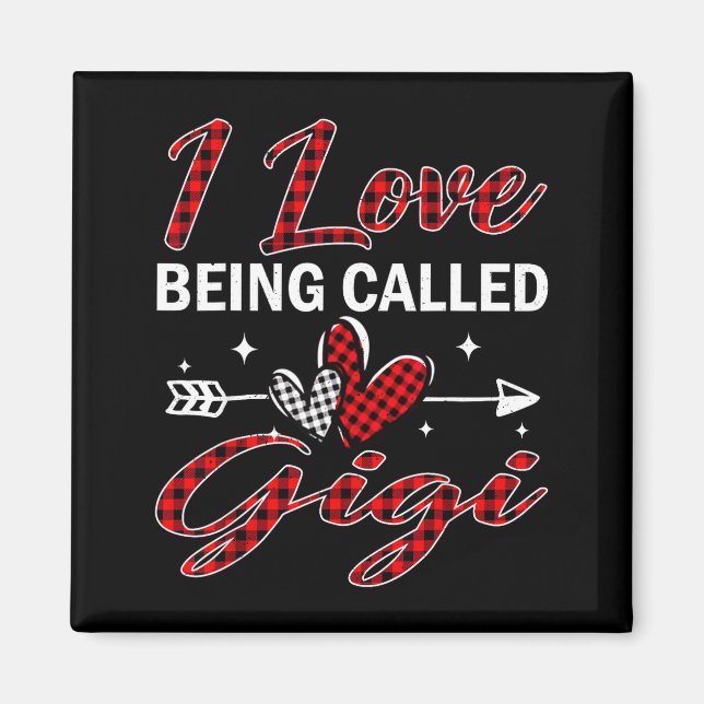 Imã I Love Being Called Gigi Xmas Christmas Family  (Frente)