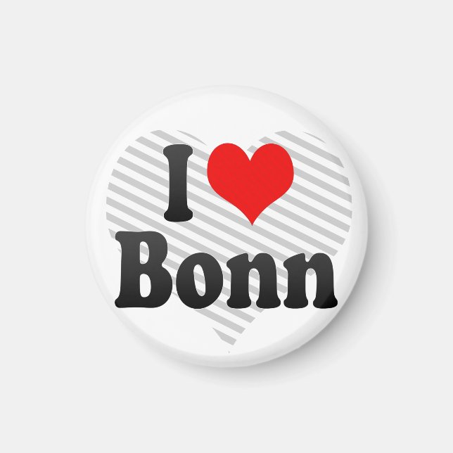 Imã I Love Bonn, Alemanha (Frente)