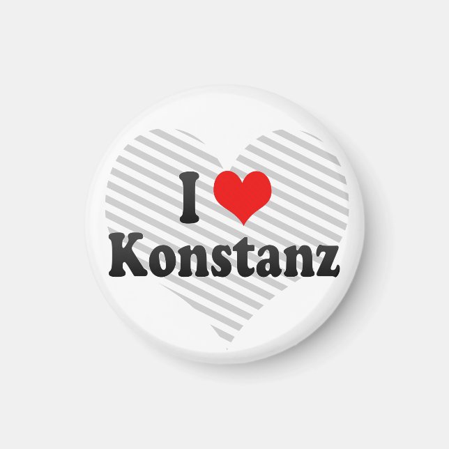 Imã I Love Constanz, Alemanha (Frente)