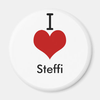 Imã I Love (coração) Steffi