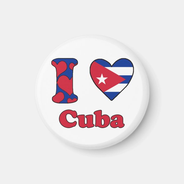 Imã I love Cuba (Frente)