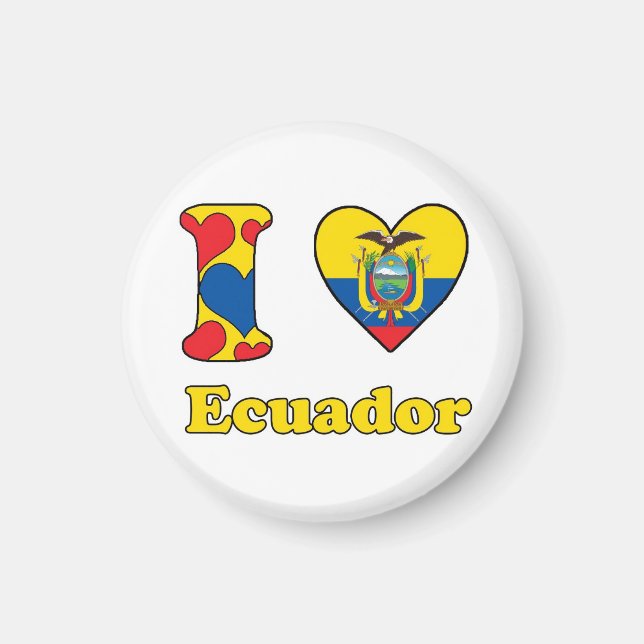 Imã I love Ecuador (Frente)