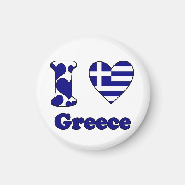 Imã I love Greece magnet (Frente)