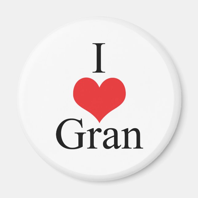 Imã I Love (Heart Gran) (Frente)