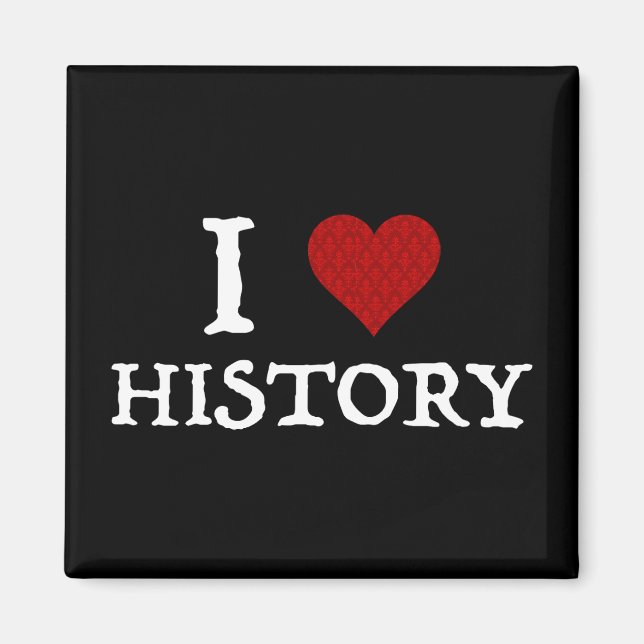 Imã I Love (Heart) History (Frente)
