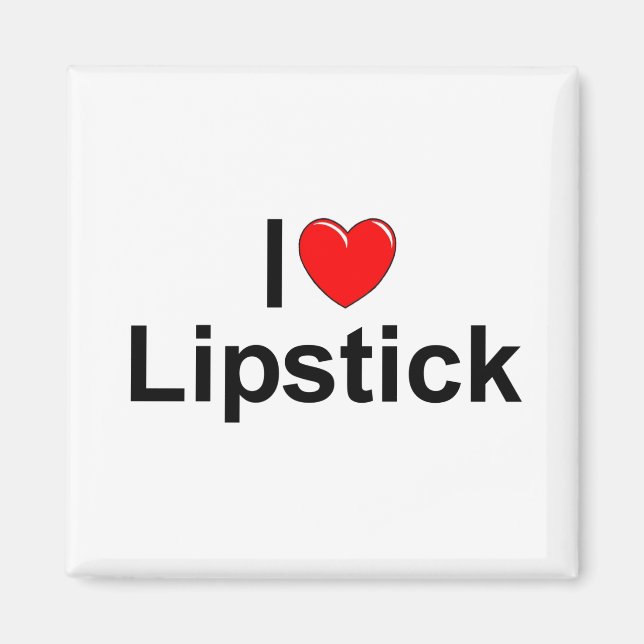 Imã I Love (Heart) Lipstick (Frente)