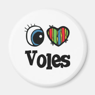 Imã I Love (Heart) Voles