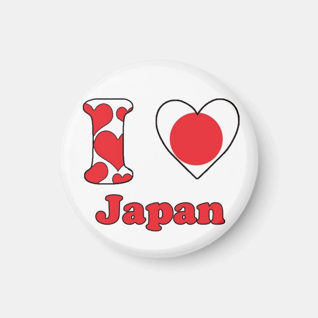 Imã I love Japan magnet (Frente)