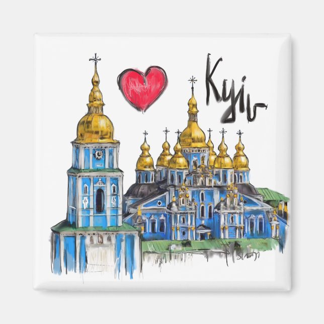 Imã I love Kyiv (Frente)