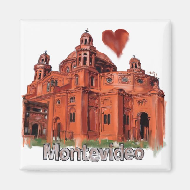 Imã I love Montevideo (Frente)