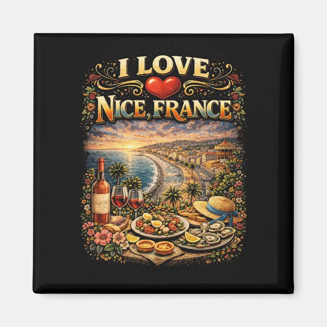 Imã I Love Nice (Frente)