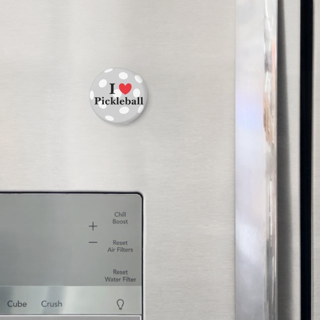 Imã "I Love Pickleball" Magnet (In Situ (Fridge))