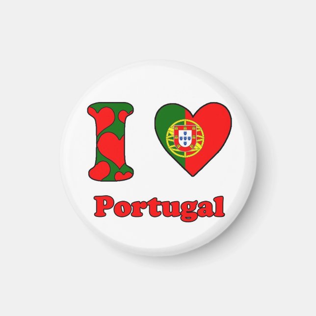 Imã I love Portugal magnet (Frente)