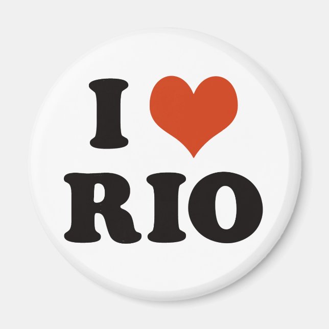 Imã I love Rio (Frente)