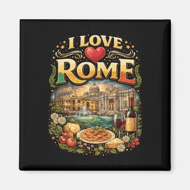 Imã I Love Rome (Frente)