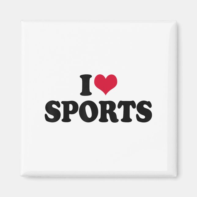 Imã I Love Srts Fitness Motivation  (Frente)