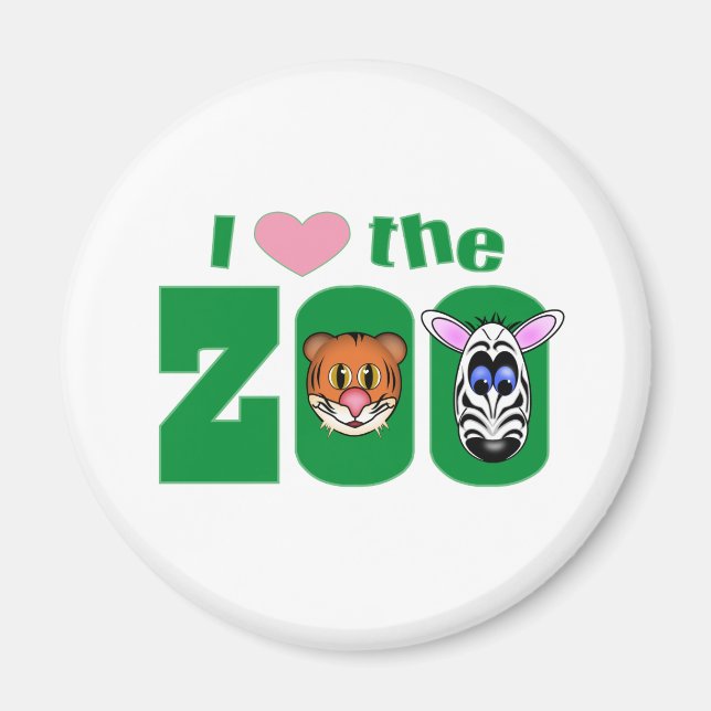Imã I Love the ZOO (Frente)