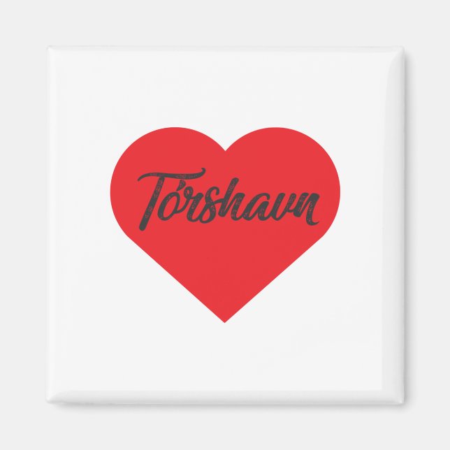 Imã I Love Tórshavn - Ilhas Faroé (Frente)