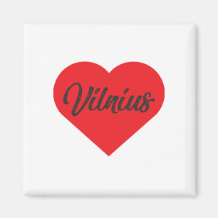 Imã I Love Vilnius - Lituânia
