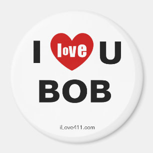 Imã I Love You BOB Fridge Magnet