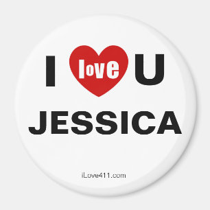Imã I Love You Jessica