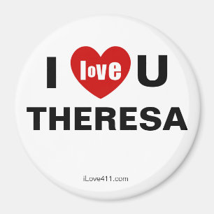 Imã I Love You Theresa
