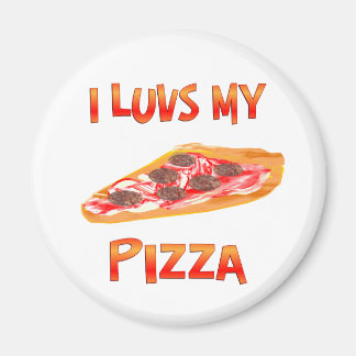 Imã I Luvs Pizza