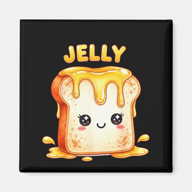 Imã I’m With The Jelly Funny Matching Couple Cute Kawa (Frente)