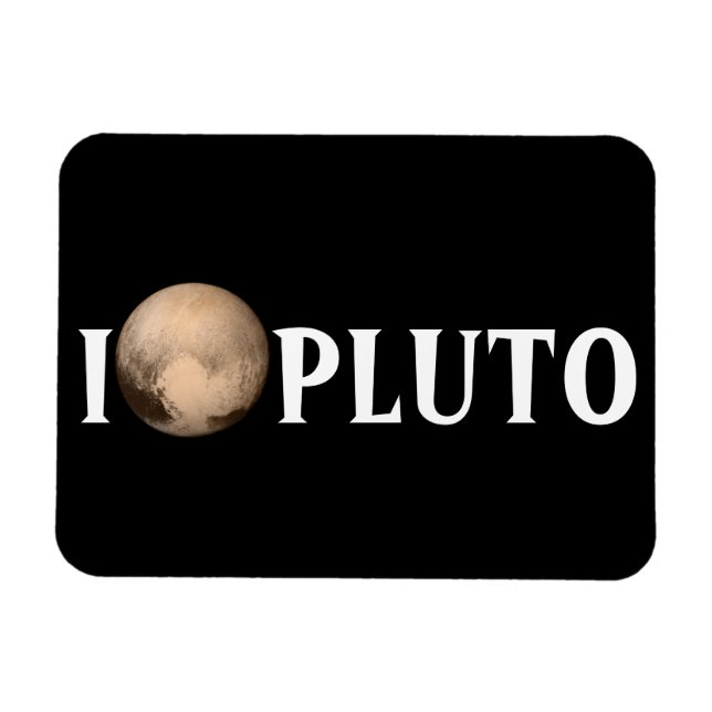 Ímã I Pulso Plutão Novo Horizonte Flexível Magnet (Horizontal)