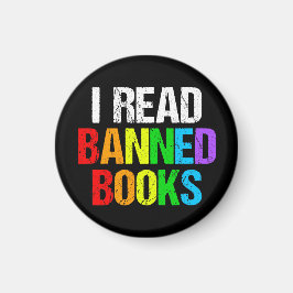 Imã I Read Banned Books Rainbow