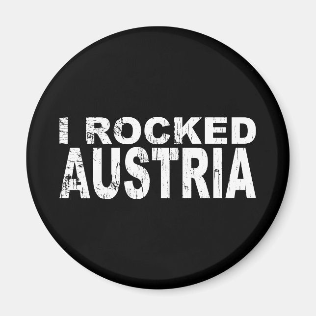 Imã I Rocked Austria (Frente)