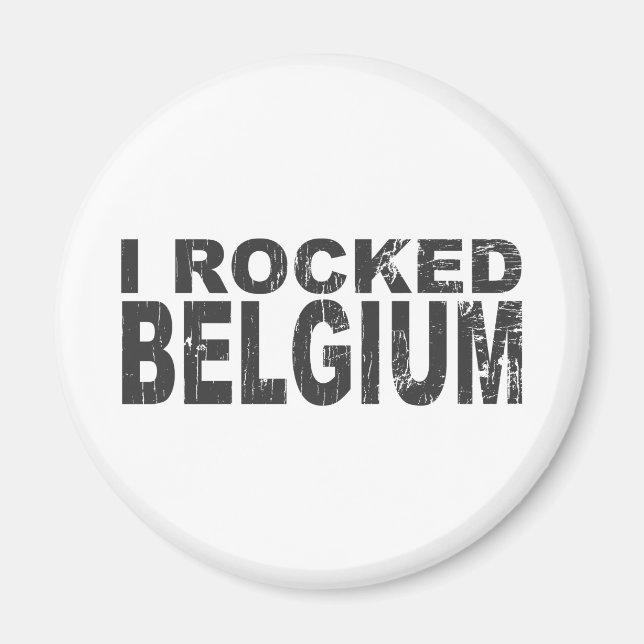 Imã I Rocked Belgium (Frente)
