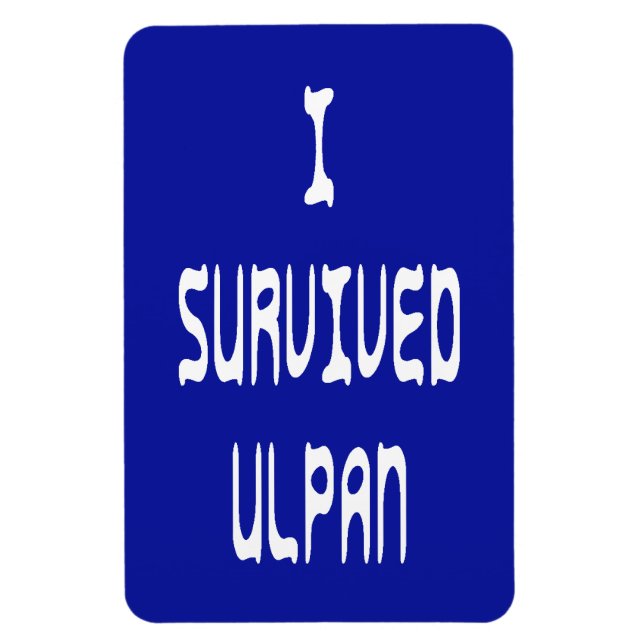 Ímã I Survived Ulpan (Vertical)