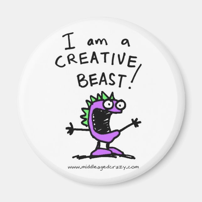 Imã iamabeast_logo (Frente)