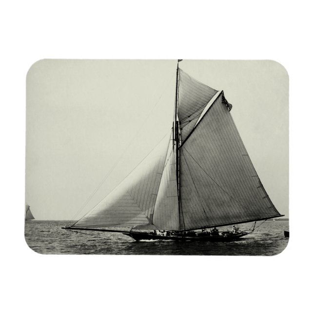 Ímã Iate Americano no Mar de 1891 (Horizontal)