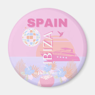 Imã Ibiza, Espanha, Arte de Viagem, Arte de Esquema, R
