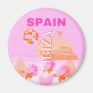 Imã Ibiza, Espanha, Arte Viagem, Arte Pré-Facada, Rosa
