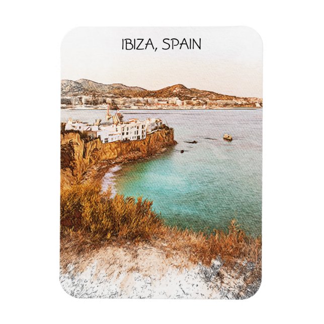 Ímã Ibiza Espanha Baleares (Vertical)