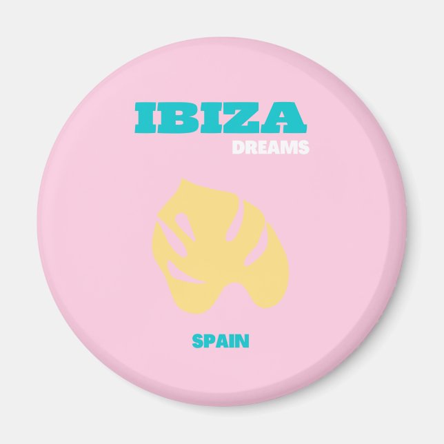 Imã Ibiza, Espanha de arte, pré-filmagem, rosa (Frente)