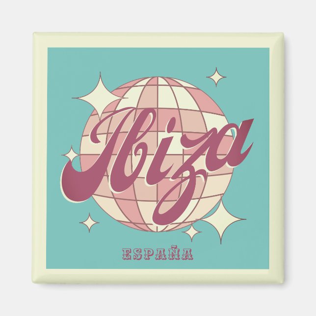 Imã Ibiza Espanha Portugal Espanha Vintage Postcard (Frente)