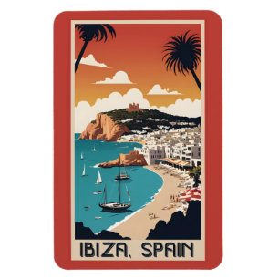 Ímã Ibiza, Poster de viagens Espanha