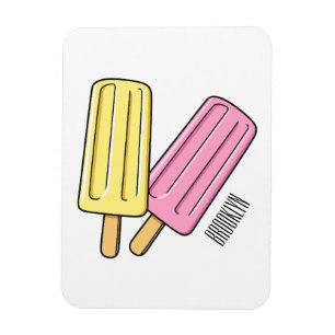 Ímã Ice pop cartoon