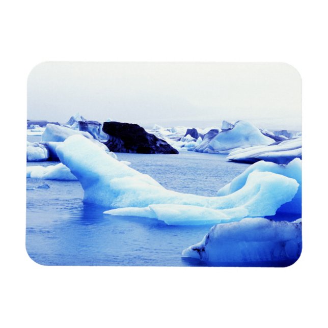 Ímã Icebergs na laguna Jokulsarlon (Horizontal)
