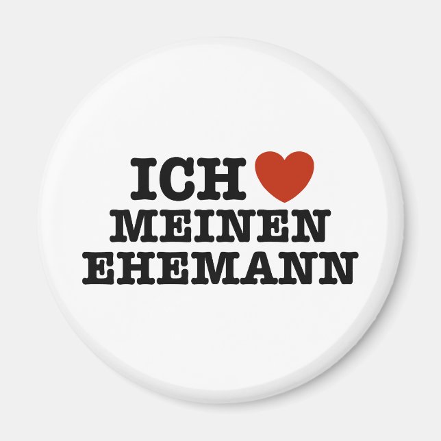 Imã Ich Liebe Meinen Ehemann (Frente)
