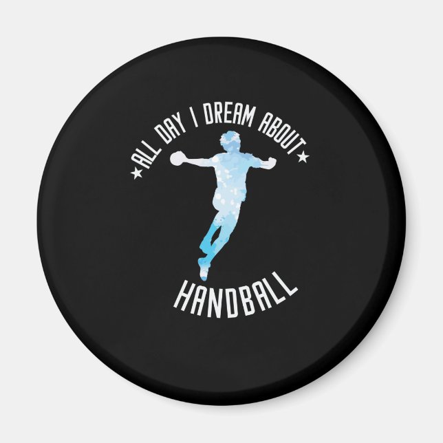 Imã Ich träume nur von Handball (Frente)