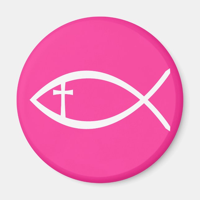 Imã Ichthus Christian Fish (Frente)