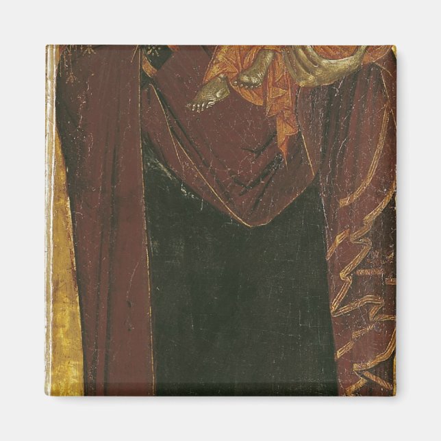 Imã Ícone conhecido como "Virgem de Czar Dushan", c.13 (Frente)