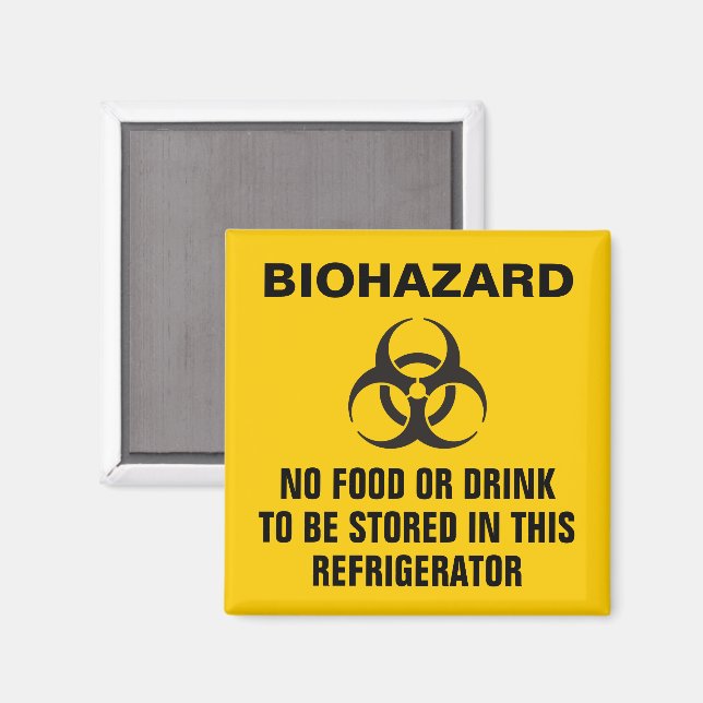 Imã Ícone de Biohazard (Front/Back)