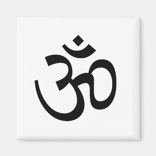 Imã Ícone de contorno Om Aum, Símbolo de Hinduísmo,