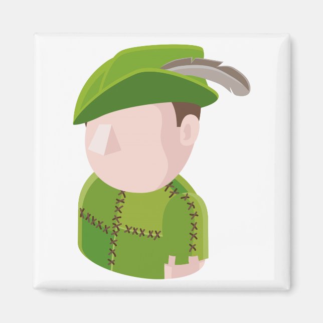 Imã Ícone de Pessoas de Avatar Externo (Frente)